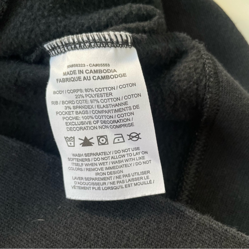 Nike Sportswear Girls Black White Hoodie Pull Over Athletic Oversized Size XL - Picture 5 of 8